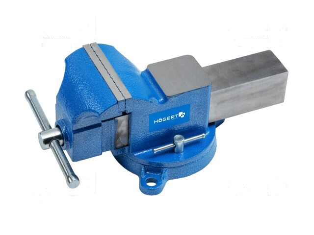 Bankschroef; ruwijzer; 200mm; Eigenschappen: roterende basis Bankschroef; ruwijzer; 200mm; Eigenschappen: roterende basis
